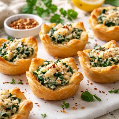 Image of Cheese Spinach Appetizers