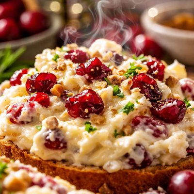 Image of Cheese Spread with Brandied Cranberries