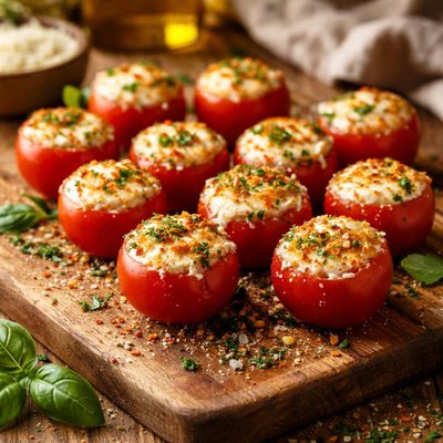 Image of Cheese Stuffed Cherry Tomatoes