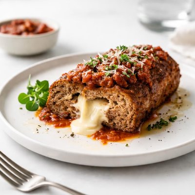 Image of Cheese Stuffed Italian Meatloaf