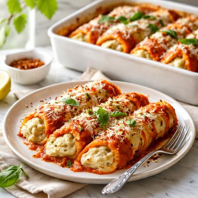 Image of Cheese Stuffed Manicotti
