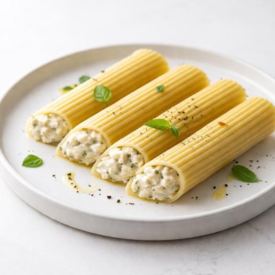 Image of Cheese Stuffed Manicotti Uncooked Noodles
