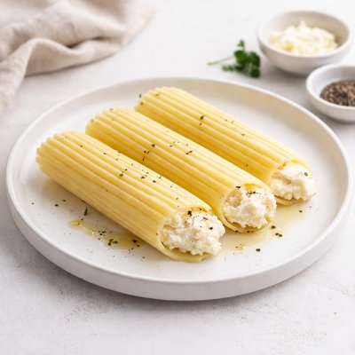 Image of Cheese Stuffed Manicotti Uncooked Shells