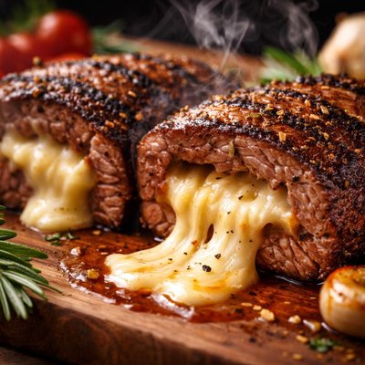 Image of Cheese Stuffed Steaks