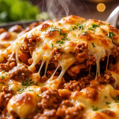 Image of Cheese Topped Beef Bake