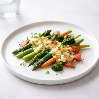 Image of Cheese Topped Vegetables