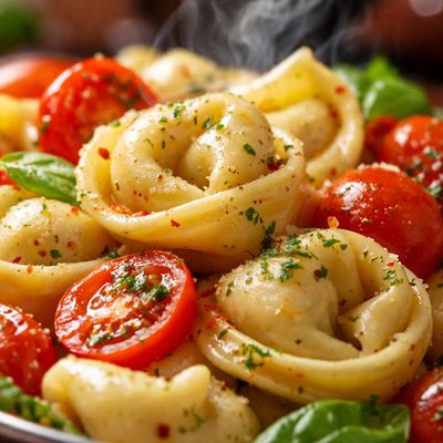 Image of Cheese Tortellini with Cherry Tomatoes