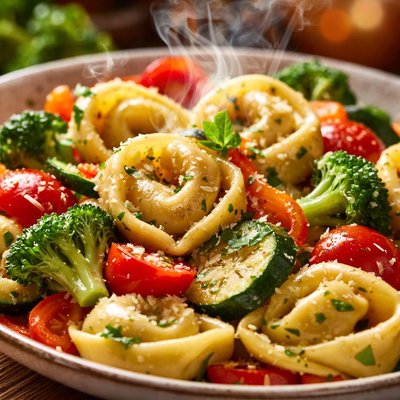 Image of Cheese Tortellini with Vegetables