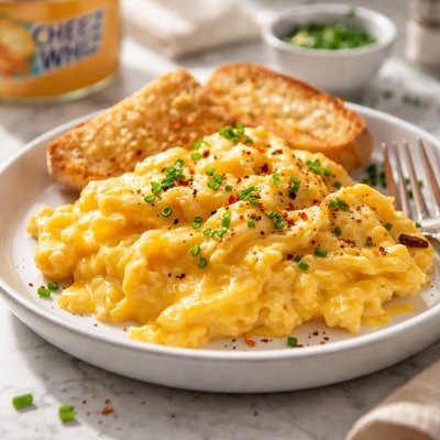 Image of Cheese Whiz Scrambled Eggs