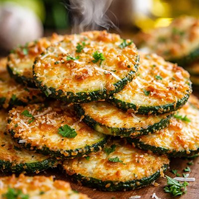 Image of Cheese Zucchini Crisps