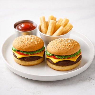 Image of Cheeseburger Cookies and Fries