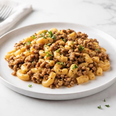Image of Cheeseburger Macaroni for a Crowd