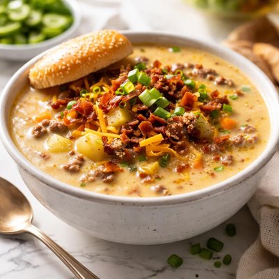 Image of Cheeseburger Paradise Soup