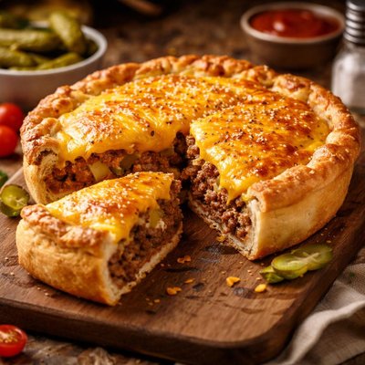 Image of Cheeseburger Pie