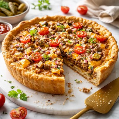 Image of Cheeseburger Quiche