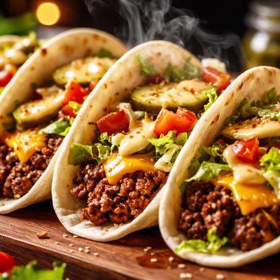 Image of Cheeseburger Tacos