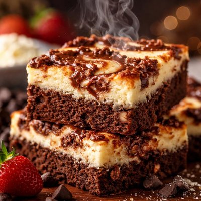 Image of Vegan Cheesecake Brownie
