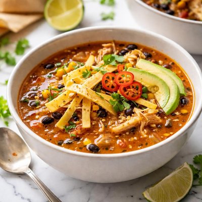 Image of Cheesecake Factory Chicken Tortilla Soup Copycat