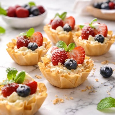 Image of Cheesecake Phyllo Cups