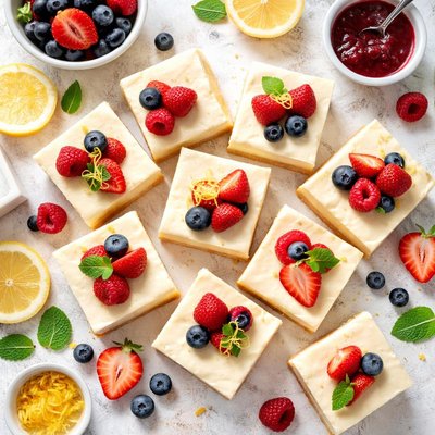 Image of Cheesecake Squares Crustless