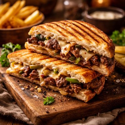 Image of Cheesesteak Panini