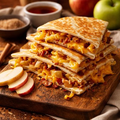Image of Cheesy Apple Breakfast Quesadillas