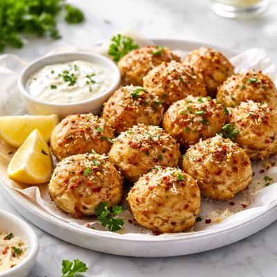Image of Cheesy Artichoke Chicken Balls