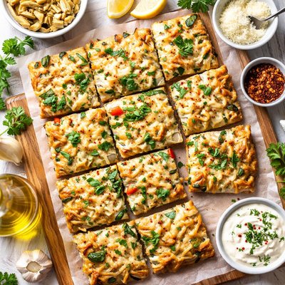Image of Cheesy Artichoke Squares