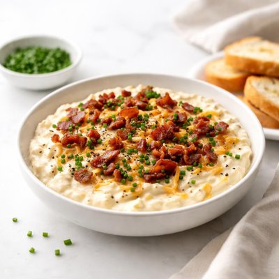 Image of Cheesy Bacon and Chives Dip