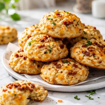 Image of Cheesy Bacon Biscuits