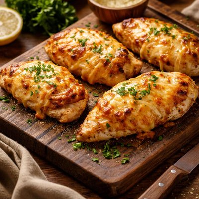 Image of Cheesy Baked Chicken