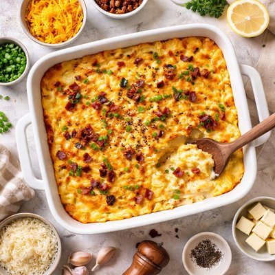 Image of Cheesy Baked Grit