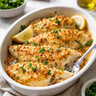 Image of Cheesy Baked Orange Roughy