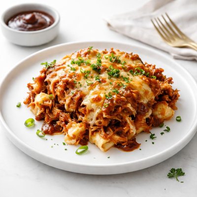 Image of Cheesy Barbecue Casserole