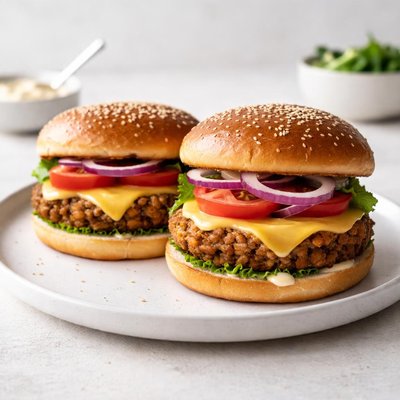 Image of Cheesy Beanburgers