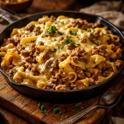 Image of Cheesy Beef Noodles