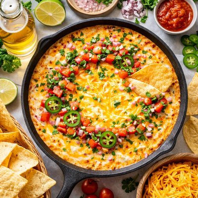 Image of Cheesy Beer Salsa Dip