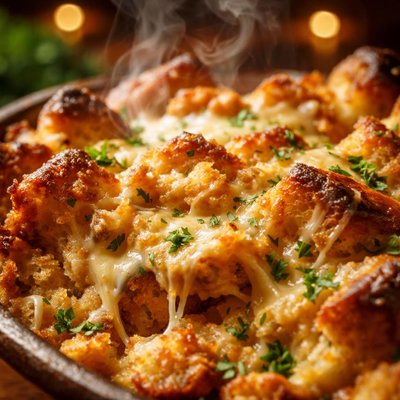 Image of Cheesy Bread Pudding