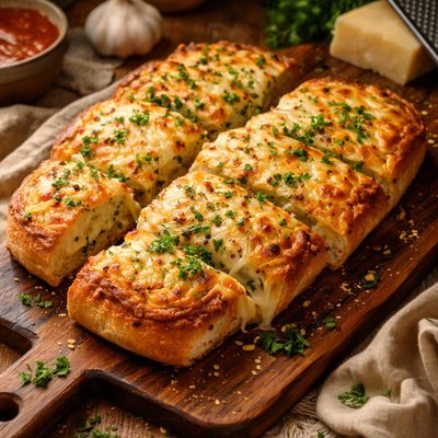 Image of Cheesy Bread Recipe