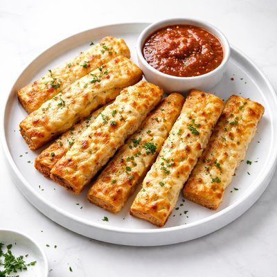 Image of Vegan Cheesy Breadsticks