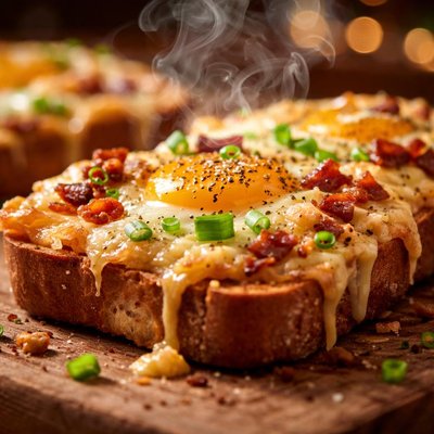 Image of Cheesy Breakfast Toast