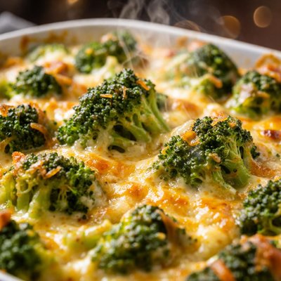 Image of Cheesy Broccoli Casserole Low Carb