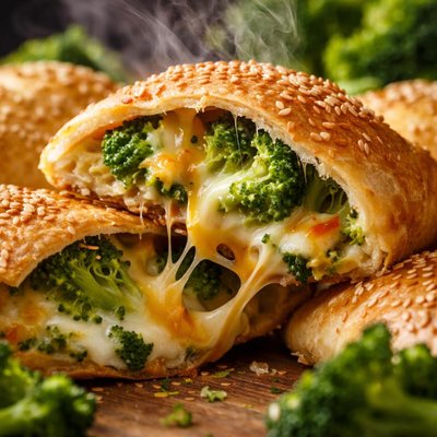 Image of Cheesy Broccoli Pockets