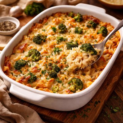 Image of Cheesy Broccoli Rice Bake