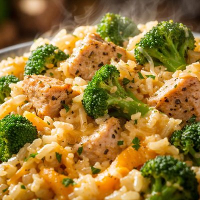 Image of Cheesy Broccoli Rice Turkey