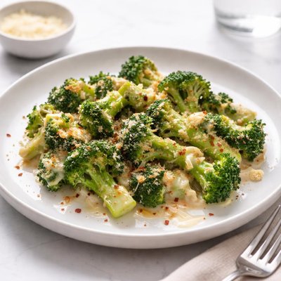 Image of Cheesy Broccoli Toss