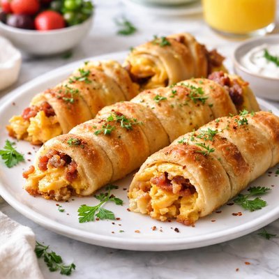 Image of Cheesy Brunch Roll Ups