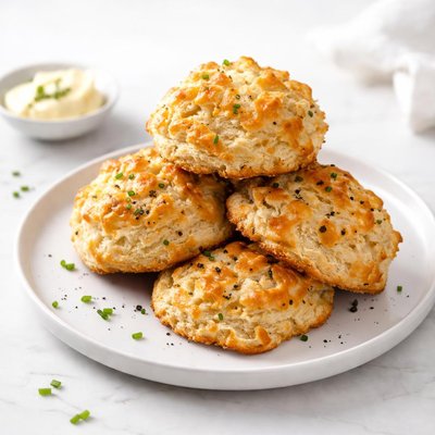 Image of Cheesy Buttermilk Drop Biscuits