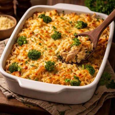 Image of Cheesy Chicken and Rice Casserole