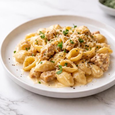 Image of Cheesy Chicken and Shells